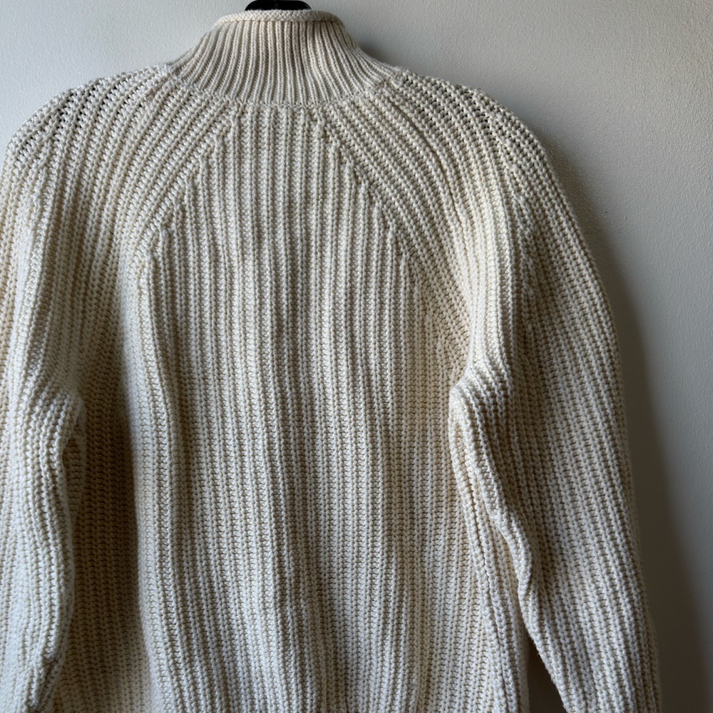 J. Crew Cream Turtleneck Sweater - Picture 9 of 12